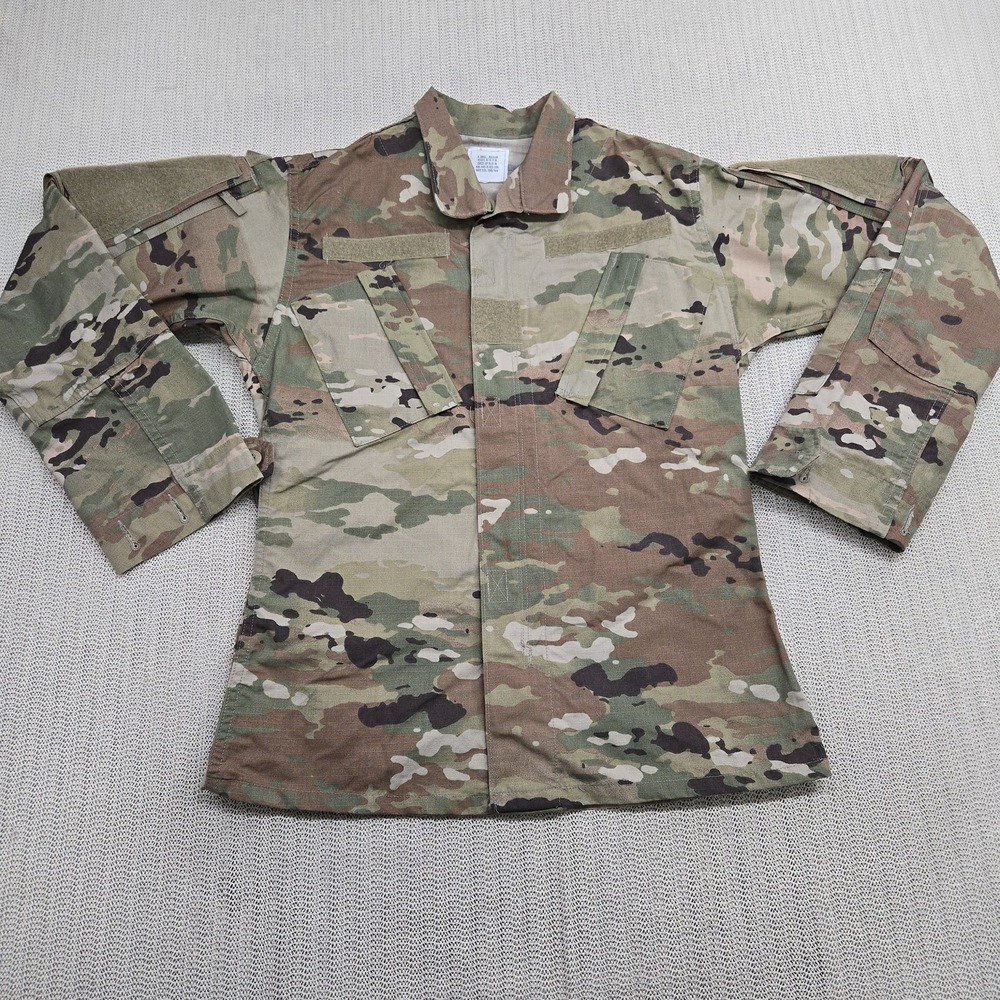 Army Combat Uniform Coat Mens XS X-Small Regular Multicam Camo Ripstop Insect Sh